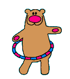 hula hoop bear